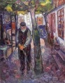 Anciano en Warnemünde 1907 Edvard Munch